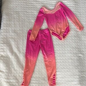 More Than Magic Pink and Peach Activewear Set